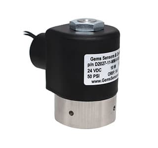Gems Sensors cryogenic solenoid valve model