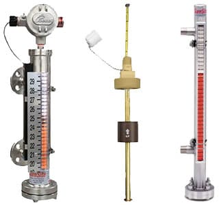Gems Sensors visual level indicator and tank gauge models