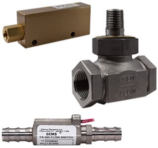 Gems Sensors flow switch models