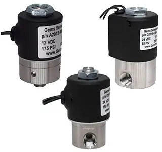 Gems Sensors general purpose miniature solenoid valve models