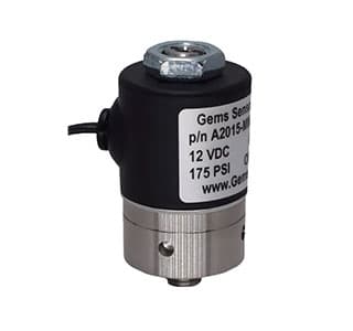 Gems Sensors AS series isolation solenoid valve model