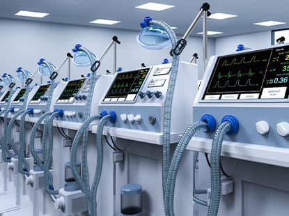 Medical equipment setup for diagnostic and therapeutic applications