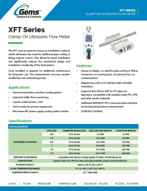 XFT | Gems Sensors